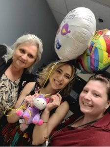 On my last day of fellowship I had so many things to be grateful for. One of them was the support and friendship of all the staff. Here with Pat, the Clinic Manager, and Amanda, admin.